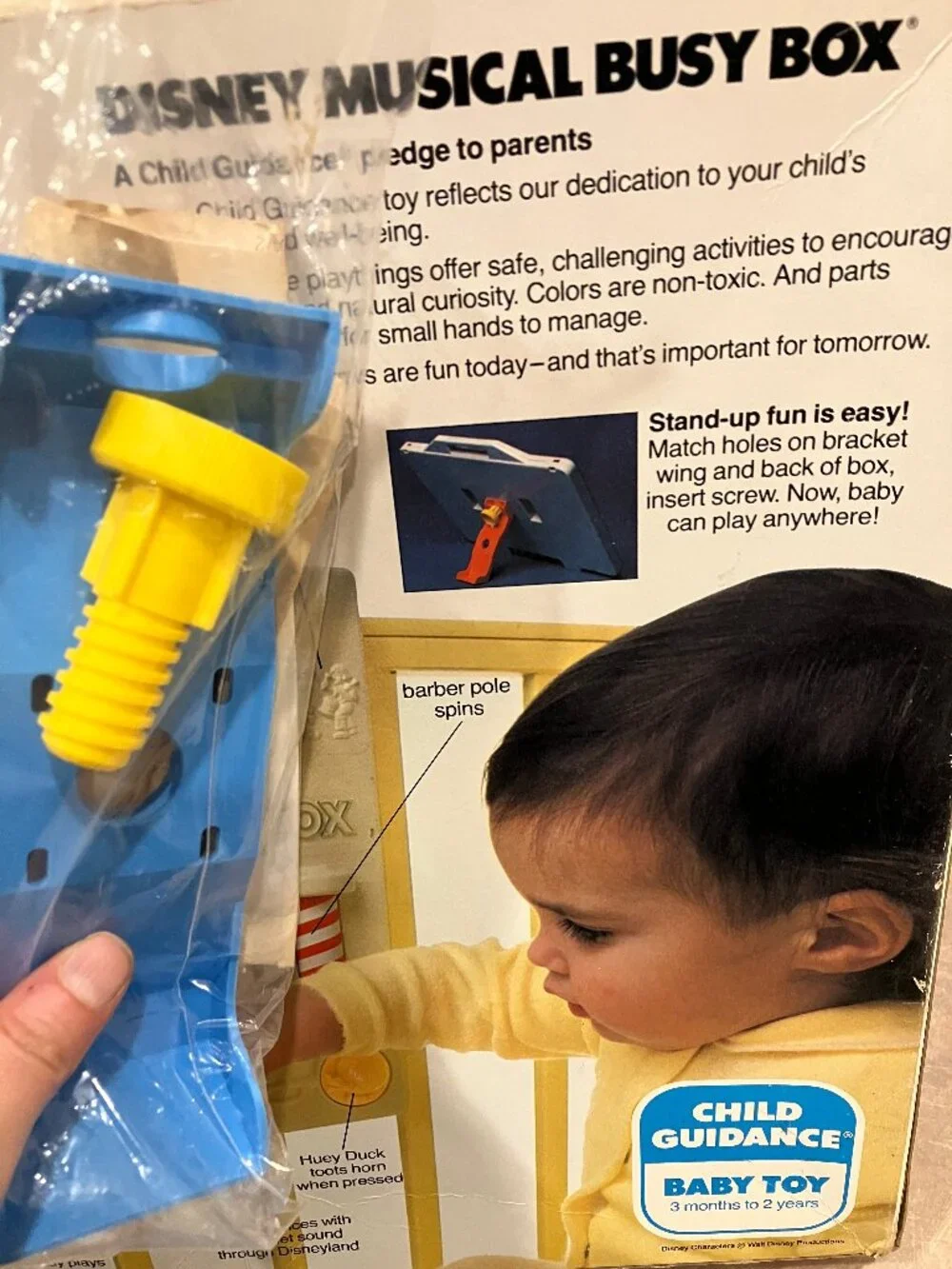Vintage 1977 Gabriel Disney Baby Busy Board